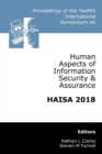 Image for Proceedings of the Twelfth International Symposium on Human Aspects of Information Security &amp; Assurance (HAISA 2018)