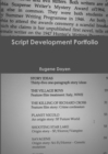 Image for Script Development Portfolio