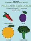 Image for Coloring Book for 4-5 Year Olds (Fruit and Vegetables)