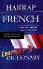 Image for Harrap French learner&#39;s dictionary  : English-French/French-English