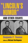 Image for &quot;Lincoln&#39;s Humor&quot; and Other Essays