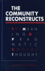 Image for COMMUNITY RECONSTRUCTS