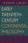 Image for Early twentieth-century Continental philosophy