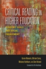 Image for Critical reading in higher education  : academic goals and social engagement