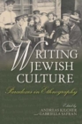 Image for Writing Jewish Culture