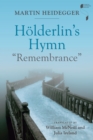Image for Holderlin&#39;s Hymn &quot;Remembrance&quot;
