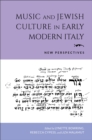 Image for Music and Jewish Culture in Early Modern Italy