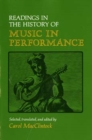 Image for Readings in the History of Music in Performance