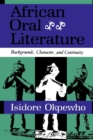 Image for African Oral Literature