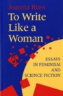 Image for To Write Like a Woman