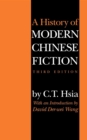 Image for A history of modern Chinese fiction
