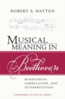 Image for Musical meaning in Beethoven  : markedness, correlation, and interpretation