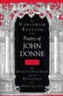 Image for The Variorum Edition of the Poetry of John Donne, Volume 7.1 : The Anniversaries and the Epicedes and Obsequies