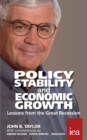 Image for Policy stability and economic growth: lessons from the Great Recession : 5