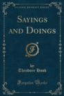 Image for Sayings and Doings (Classic Reprint)