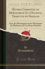 Image for Oeuvres Completes de Demosthene Et d&#39;Eschine, Traduites En Francois, Vol. 2