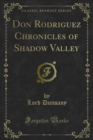 Image for Don Rodriguez Chronicles of Shadow Valley