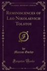 Image for Reminiscences of Leo Nikolaevich Tolstoy