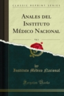Image for Anales Del Instituto Medico Nacional
