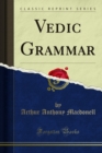 Image for Vedic Grammar