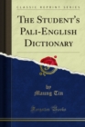 Image for Student&#39;s Pali-english Dictionary