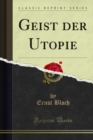Image for Geist Der Utopie