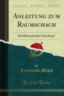 Image for Anleitung Zum Raumschach: Dreidimensionales Schachspiel