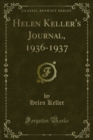 Image for Helen Keller&#39;s Journal, 1936-1937