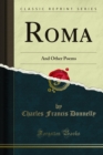 Image for Roma: And Other Poems