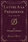 Image for Lettre a la Presidente