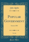 Image for Popular Government, Vol. 66: Summer 2001 (Classic Reprint)