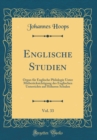 Image for Englische Studien, Vol. 33: Organ fur Englische Philologie Unter Mitberucksichtigung des Englischen Unterrichts auf Hoheren Schulen (Classic Reprint)