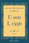 Image for U and I, 1936, Vol. 15 (Classic Reprint)