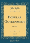 Image for Popular Government, Vol. 65: Fall 1999 (Classic Reprint)