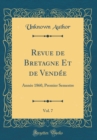 Image for Revue de Bretagne Et de Vendee, Vol. 7: Annee 1860, Premier Semestre (Classic Reprint)