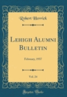 Image for Lehigh Alumni Bulletin, Vol. 24: February, 1937 (Classic Reprint)