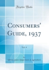 Image for Consumers&#39; Guide, 1937, Vol. 4 (Classic Reprint)
