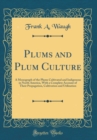 Image for Plums and Plum Culture: A Monograph of the Plums Cultivated and Indigenous in North America, With a Complete Account of Their Propagation, Cultivation and Utilization (Classic Reprint)