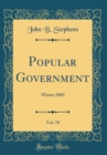 Image for Popular Government, Vol. 70: Winter 2005 (Classic Reprint)