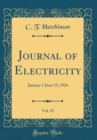 Image for Journal of Electricity, Vol. 52: January 1-June 15, 1924 (Classic Reprint)