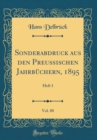 Image for Sonderabdruck aus den Preußischen Jahrbuchern, 1895, Vol. 80: Heft 1 (Classic Reprint)