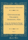 Image for Gottingische Gelehrte Anzeigen, 1870, Vol. 2: Unter der Aufsicht der Konigl. Gesellschaft der Wissenschaften (Classic Reprint)