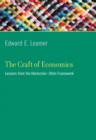 Image for The craft of economics  : lessons from the Heckscher-Ohlin framework