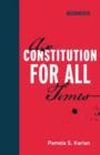 Image for A Constitution for All Times