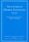 Image for The letters of George SantayanaBook 3: 1921-1927