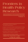 Image for Frontiers in health policy research.