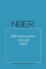 Image for NBER macroeconomics annual 2003