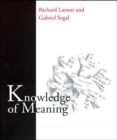 Image for Knowledge of Meaning: An Introduction to Semantic Theory