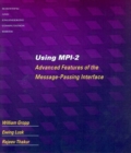 Image for Using MPI-2: advanced features of the message-passing interface