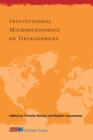 Image for Institutional microeconomics of development